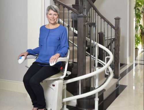 Teaching Someone To Use A Curved Stair Lift